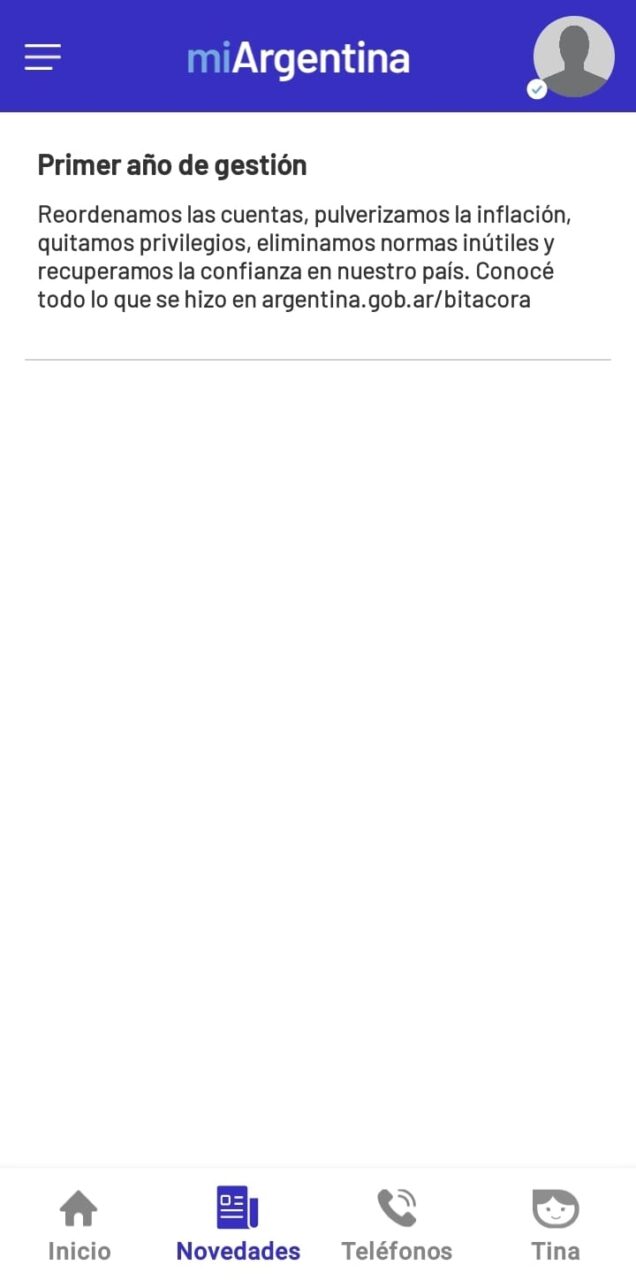 Uso de la App Mi Argentina para propaganda partidaria