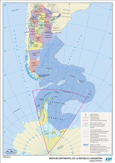 Mapa Aregentina